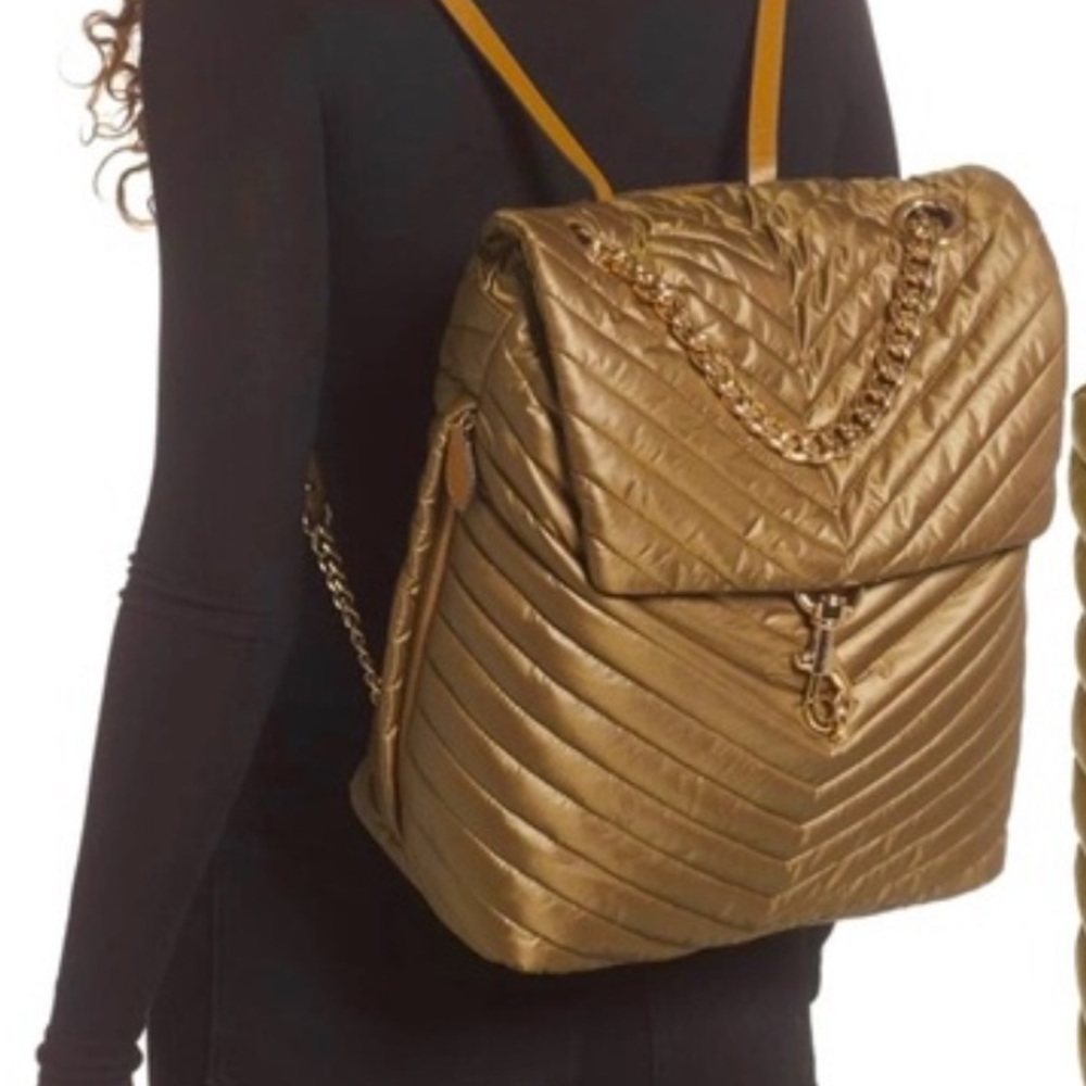 NWT Rebecca Minkoff | Edie Chevron-Quilted Nylon Backpack 🤩